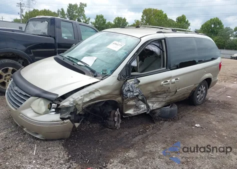 2005 Chrysler Town & Country Limited из США, поврежденный, VIN 2C8GP64L35R325481